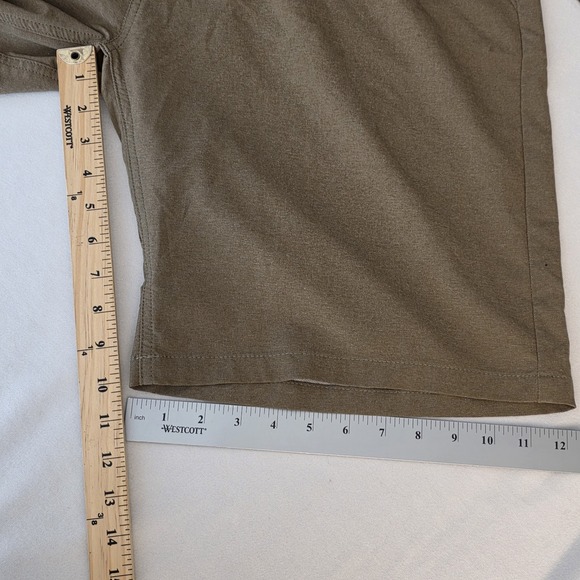 Kuhl Shift Amphibia Men Brown Khaki Drawstring Shorts Quick Dry Stretch Size 40 - Picture 9 of 9